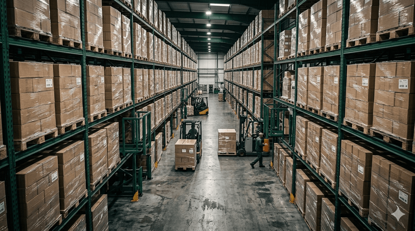 Jurplastas warehouse — finished goods storage